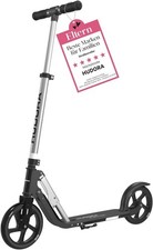 Aluminium-Roller HUDORA BigWheel Scooter zusammenklappbarer Cityroller Schwarz