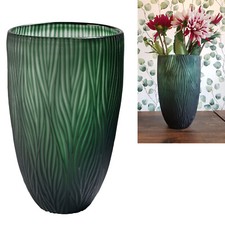 Blumenvase Glas grün Hohe