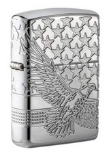 Zippo Feuerzeug Neu - Amerikanischer Adler (Original, Sturm, Sammlung)