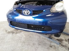 Toyota Aygo 1 original Stoßfänger Stoßstange vorn blaumetallic 8M6 Bj.2007