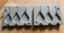 Bleiguss-Form für 3 Stück ( geschätztes Gewicht 3-3,5-4oz)
