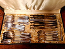 Silber Besteck für 6 Personen 30 teilig OKA 90-30