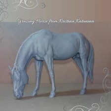 Grasendes Pferd von Kristina