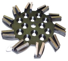 Blastrac BG-250 Diamant-Stern-Schleifscheibe 250 mm Ø - Korn 30 - 20 Segmente