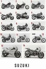 SUZUKI Modelle Pressefoto  - 1 Foto zur Auswahl - Motorrad Werksfoto Foto TOP