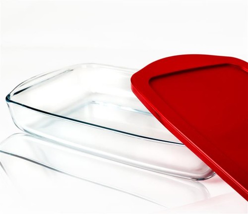 Glas auflaufform mit deckel - glas,