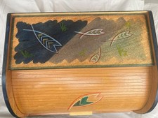 Brotkasten Brotkorb Holz mit schöner Malerei