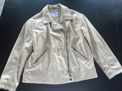 Zara kunstleder jacke - jacke, neu