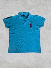 Polo Ralph Lauren Herren XL Classic Fit Poloshirt Blue Big Pony