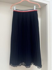 TOMMY JEANS Rock Skirt Faltenrock Blau Gr. M - 38, gefüttert - top Zustand