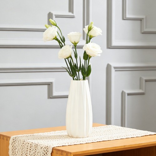 Nordische weiße vase - weiße,