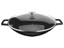 Wok Gusseisen 36 cm mit