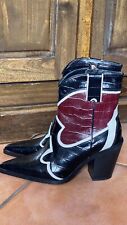 ZARA Cowboy Wetern Biker Stiefeletten Boots Absatztiefeletten * Gr. 37 * Neu