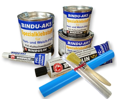 Poolflicken mit kleber und - kleber,