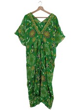 ZARA Sommerkleid Damen Kleid Gr. DE 38 grün Casual-Look