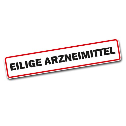 Aufkleber eilige - aufkleber, "eilige