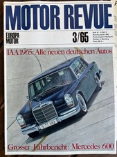 Motor Revue 3/65 , 1965 , Heft 55 , Mercedes 600 , W100