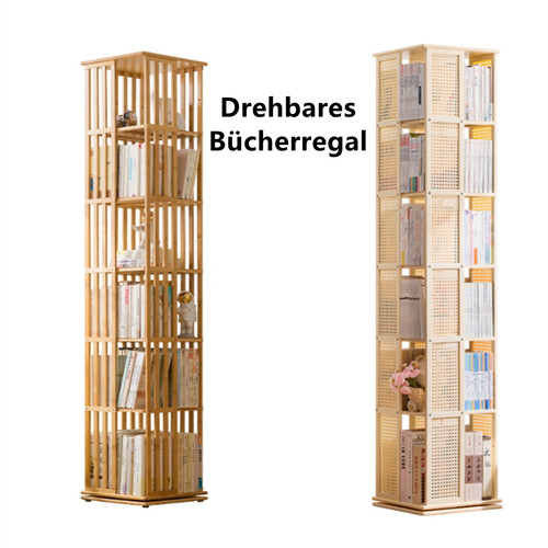 Drehbares bücherregal 360 - drehbares,