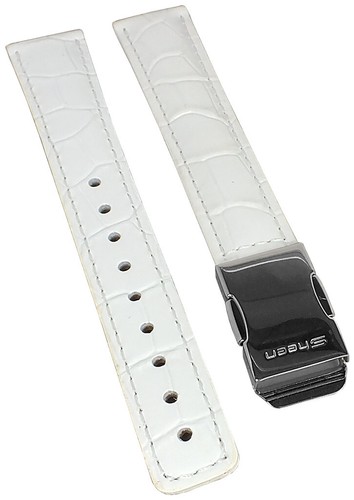 Armband sheen leder weiß - armband,