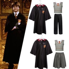 Halloween Harry Potter Kostüm Robe Mantel Umhang Krawatte Gryffindor,Slytherin