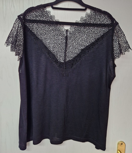 Sommershirt top blütenspitze - sommershirt,