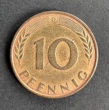 10 Pfennig  1950 D ,ein Muss