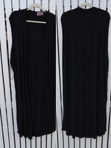 ärmelloses schwarzes kleid - schwarzes,