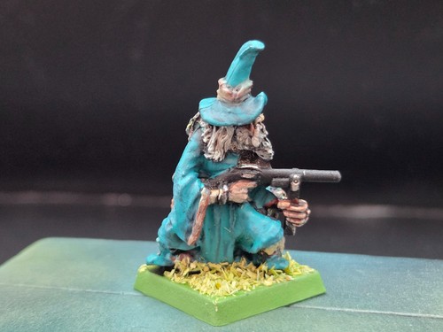 Zauberer mit maschinengewehr - zauberer,