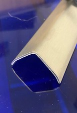 Edelstahl Kantenschutz,Eckschutzschiene,2000x40x40 mm,geschliffen,K240 Foliert