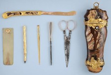 GOLD- UND MOOSACHATETUI