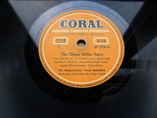 1508/ MODERNAIRES-Glenn Miller Story-Chattanooga choo-choo u.a...78rpm Schellack
