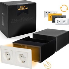 Elder Welder® Steckdosentresor, Safe kompatibel mit jeder Schuko Doppelsteckdose