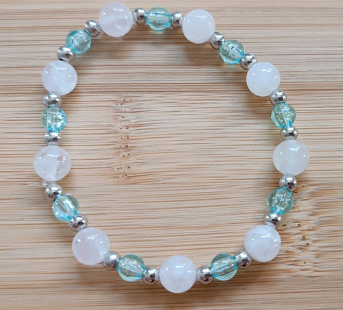 Elastisches steinarmband mit - elastisches,