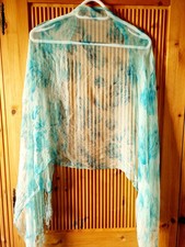 Schal Tuch Stola türkis