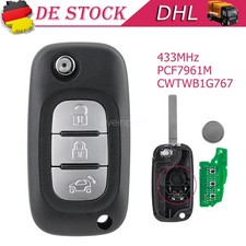 Funk Schlüssel Für Smart Fortwo Forfour W453 2014+ 433MHz Chip PCF7961M 3 Tasten