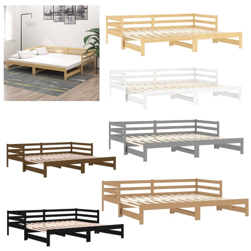 Tagesbett ausziehbar natur - tagesbett,