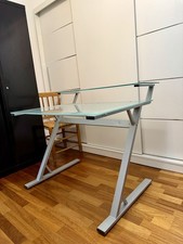 Glas Schreibtisch ESG Aufsatz