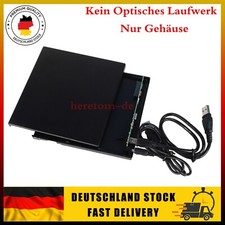 USB 2.0 Externes Gehäuse für 9.5mm SATA Laptop DVD Blu-ray Laufwerk Brenner DE