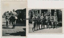 2x Orig. Foto IR4 Soldaten am