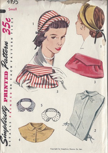1952 vintage nähmuster hut - 1952,