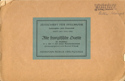 Alte französische duette für - alte,