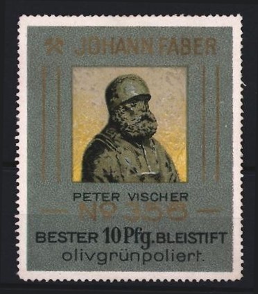Reklamemarke johann faber - reklamemarke,