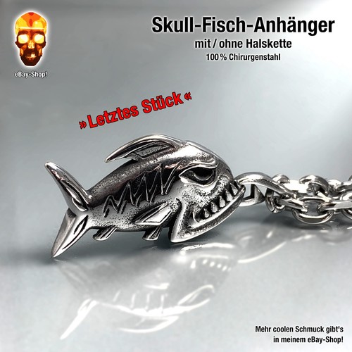 Fisch anhänger piranha - anhänger,