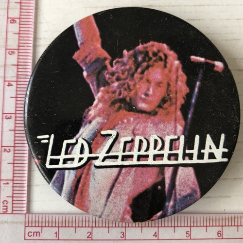 Vintage led zeppelin 63mm bin - 63mm,