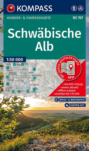 Kompass wanderkarten set 767 - kompass, wanderkarten-set