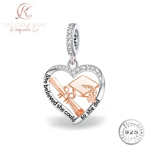 Abschluss charm silber 925 - charm,