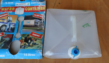 Camping Wasserkanister 15 Liter mit Hahn faltbar