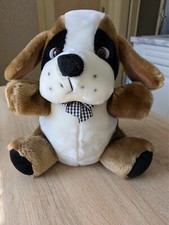 Handpuppe Plüschtier Kuscheltier Hund ca. 24 cm hoch sehr guter Zustand waschbar