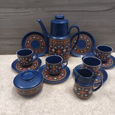 Vintage Winterling West Germany Bavaria Blue Floral Geschirr / Artikel aussuchen