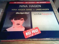 2 LP   Deutschrock/NDW -  Nina Hagen: Nina Hagen band + Unbehagen